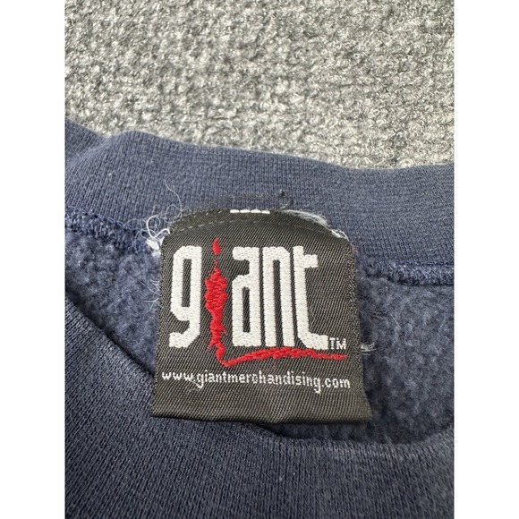 Mens Crewneck Giant Hogwarts Harry Potter Blue Sweatshirt 2000s, Size L - Picture 5 of 9